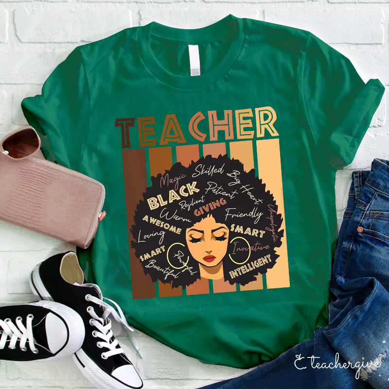 Awesome Black Teacher T-Shirt