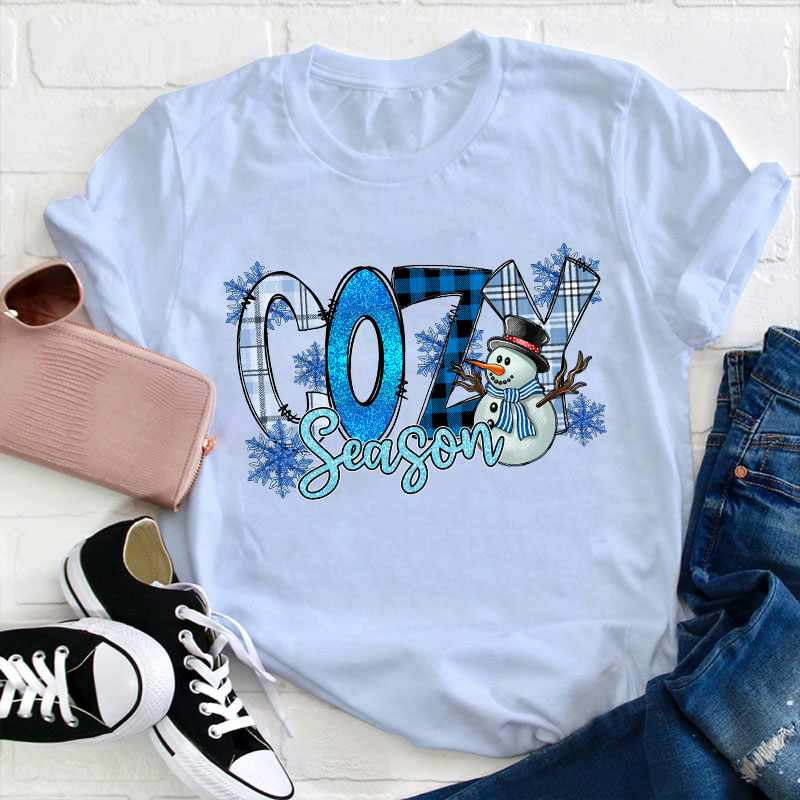Cozy Season Teacher T-Shirt