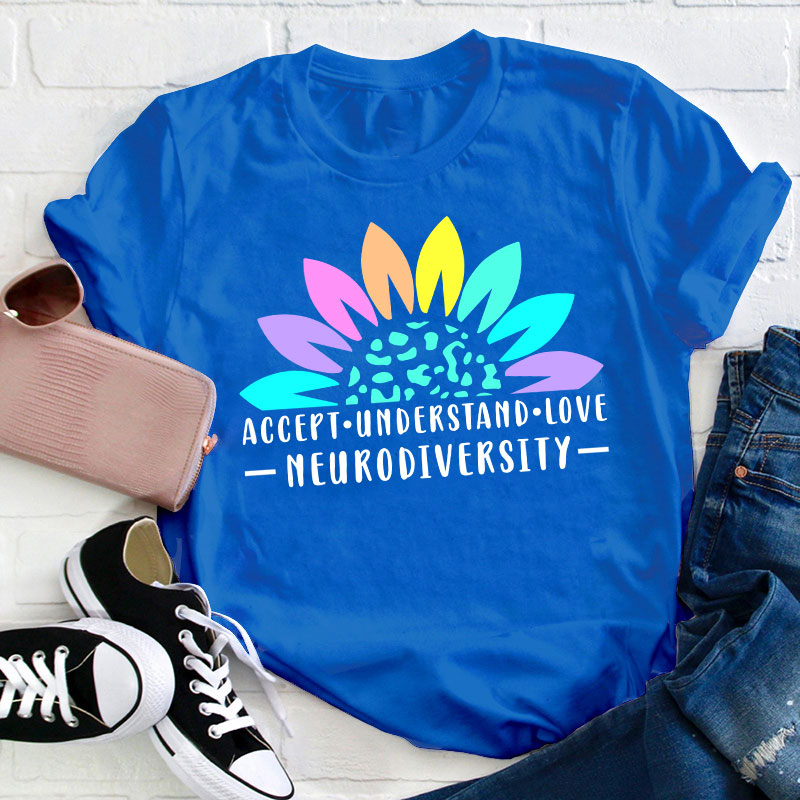 Accept Understand Love Teacher T-Shirt