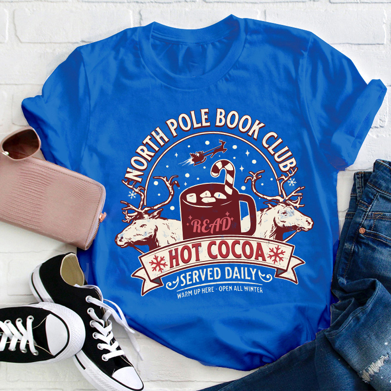 North Pole Book Club Teacher T-Shirt