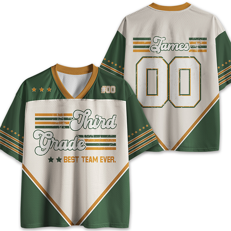 Personalized Best Team Ever Teacher Mesh Jersey