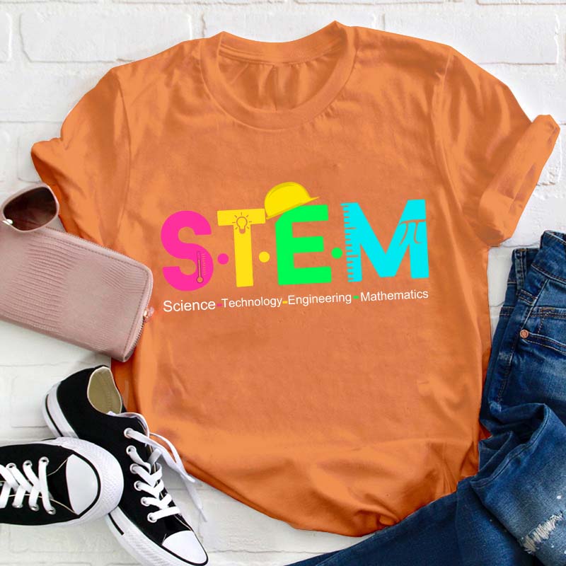Science Technology Engineering Mathematics Teacher T-Shirt