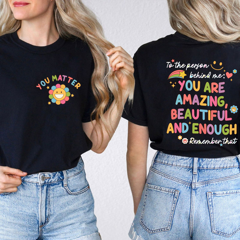 Teacher Life Teacher Heart Teacher Two Sided T-Shirt Sale-Teachersgram