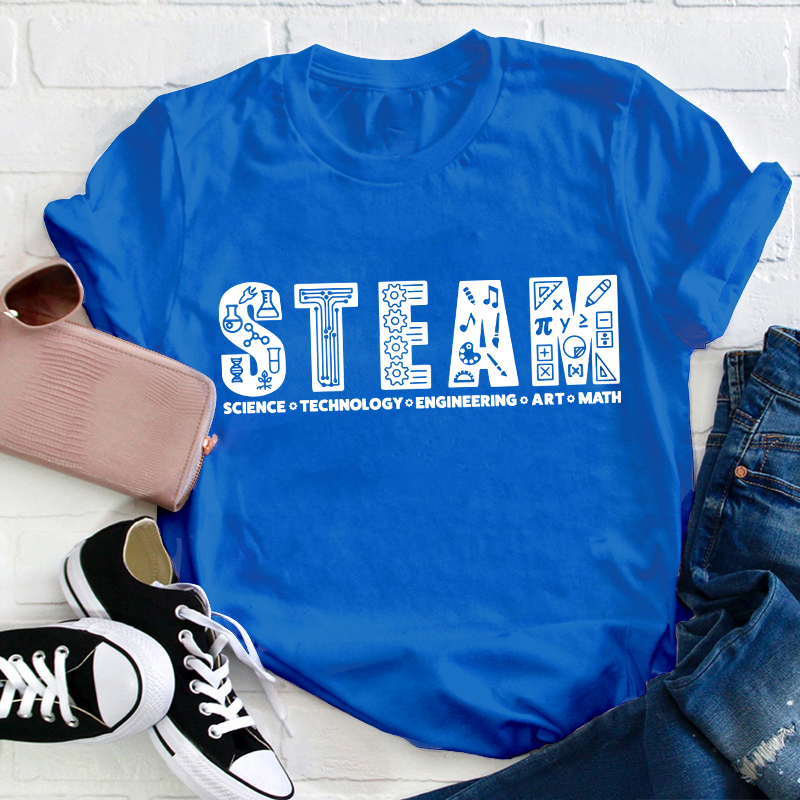 Science Technology Engineering Art Math Teacher T-Shirt