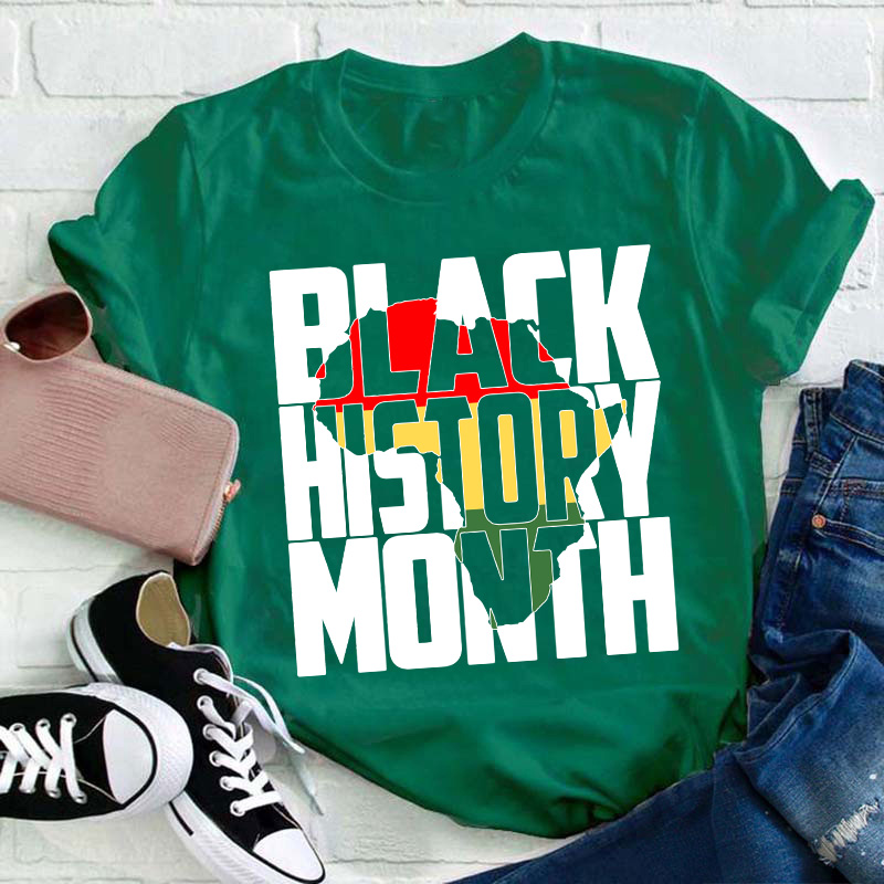 Black History Month Teacher T-Shirt