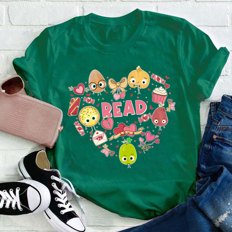 Love Reading Teacher T-Shirt