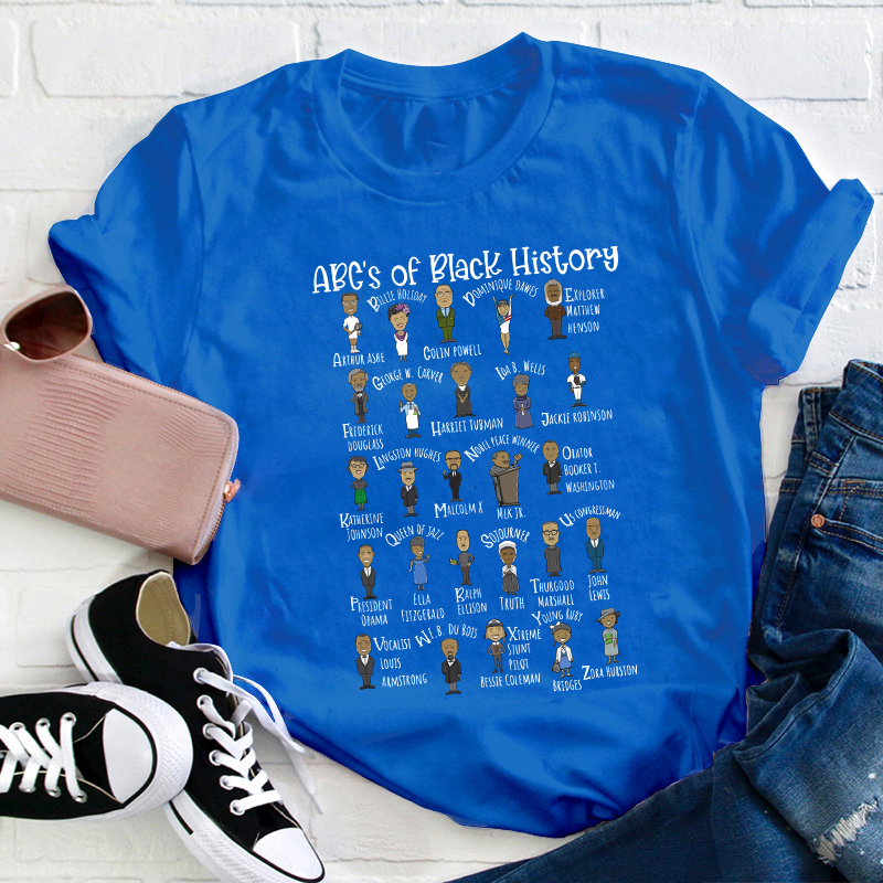 ABC's Of Black History Teacher T-Shirt