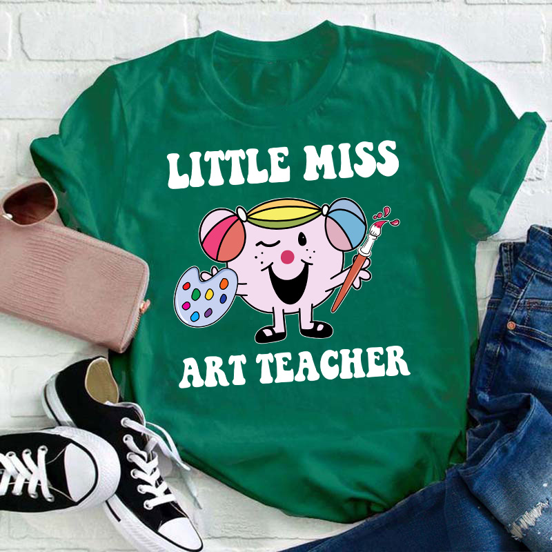 Little Miss Art Teacher T-Shirt