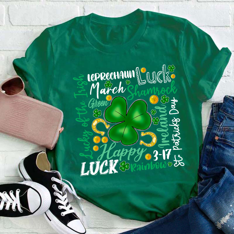 Happy St Patrick's Day Teacher T-Shirt