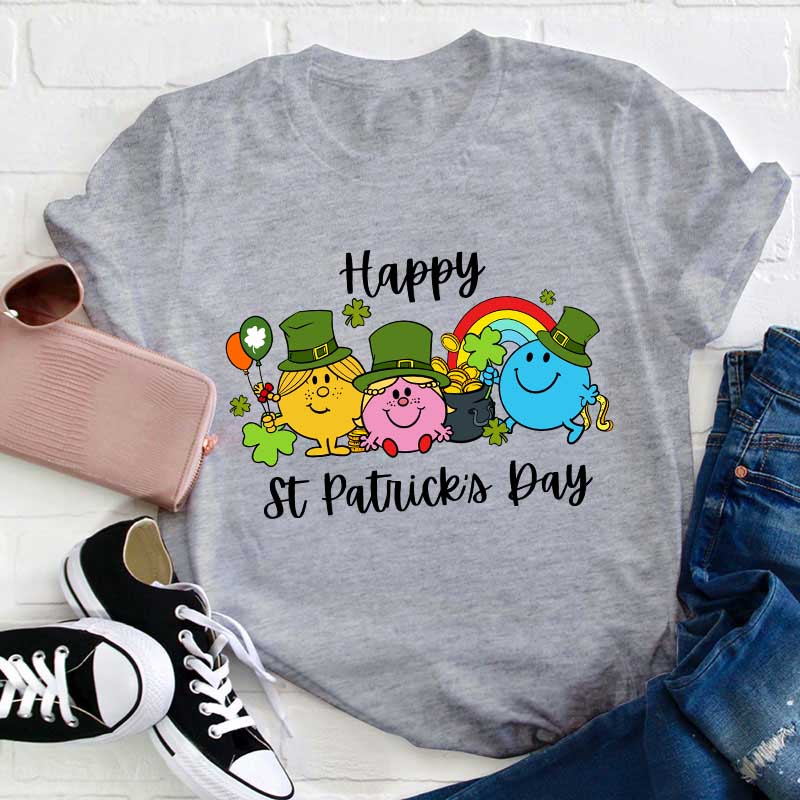 Happy Saint Patrick's Day Teacher T-Shirt