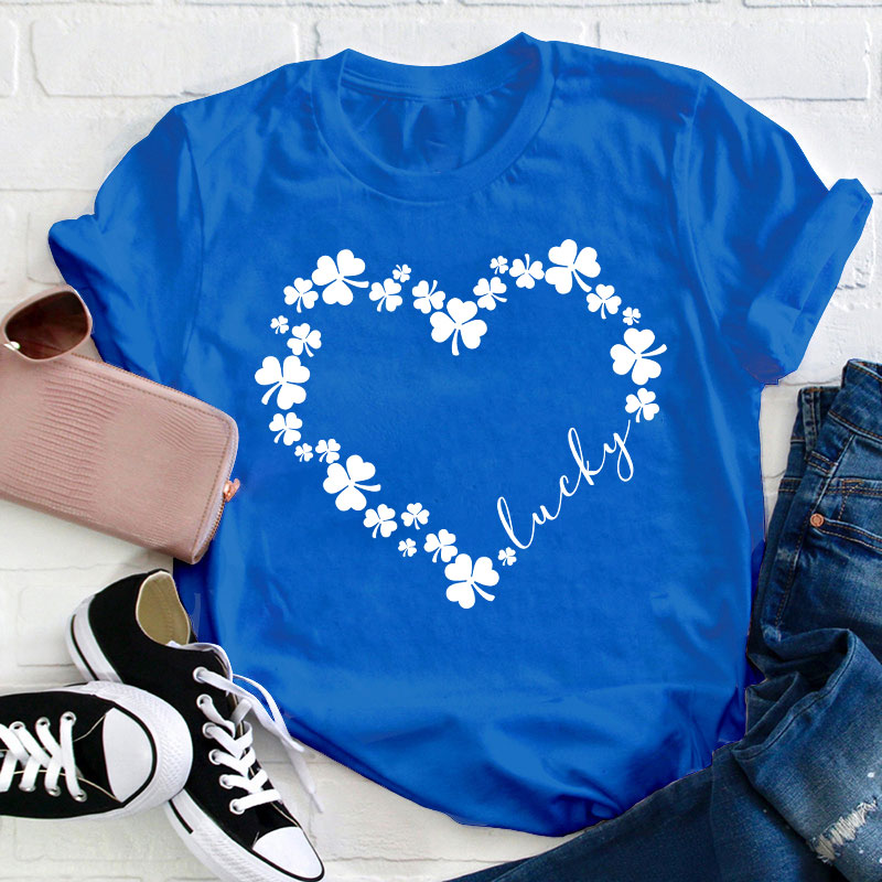 Love Clover Teacher T-Shirt