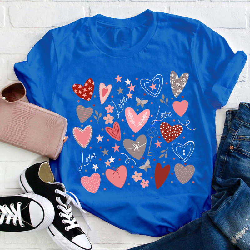 Love Valentine Teacher T-Shirt