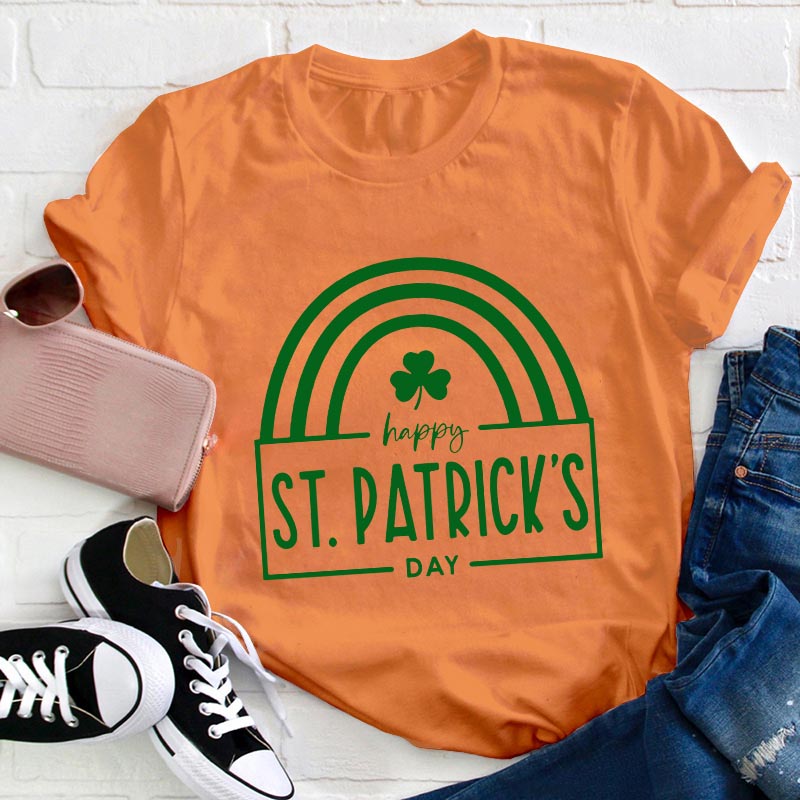 Happy St. Patrick's Day Teacher T-Shirt