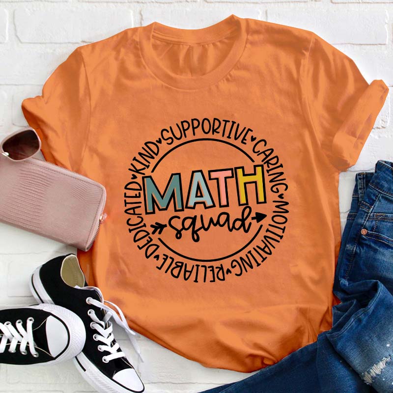 Math Squad Teacher T-Shirt