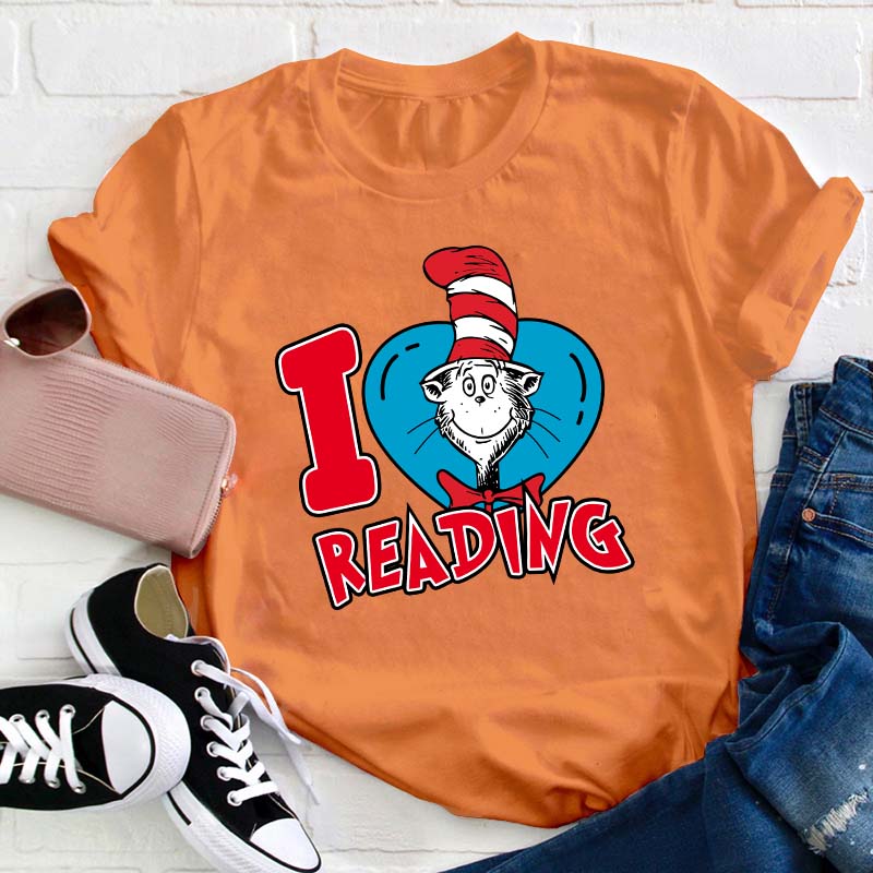 I Love Reading Teacher T-Shirt