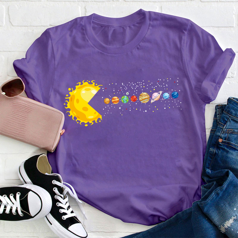Planets Teacher T-Shirt