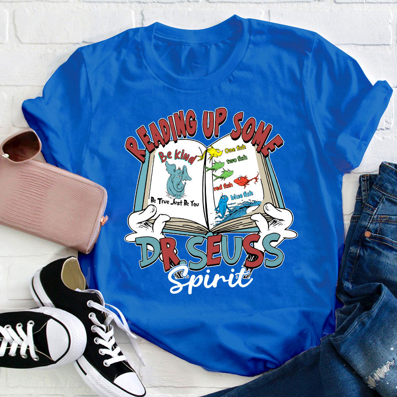 Reading Up Some Spirit Teacher T-Shirt