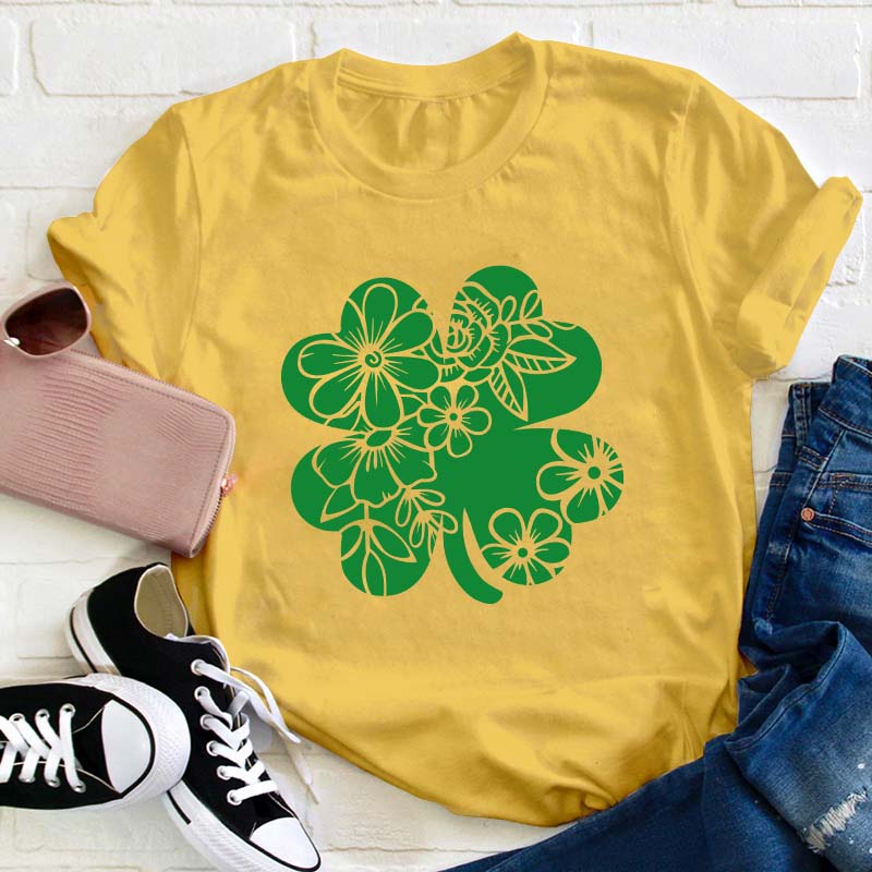 Lucky Shamrock Teacher T-Shirt