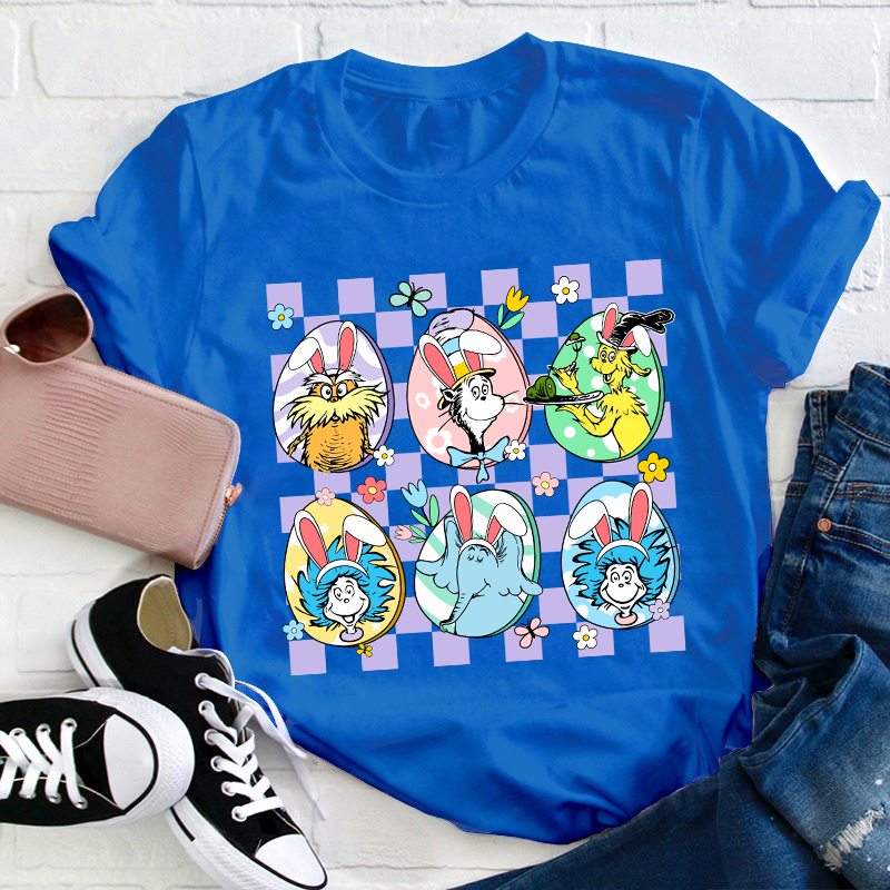 Hanging With My Easter Friends Teacher T-Shirt