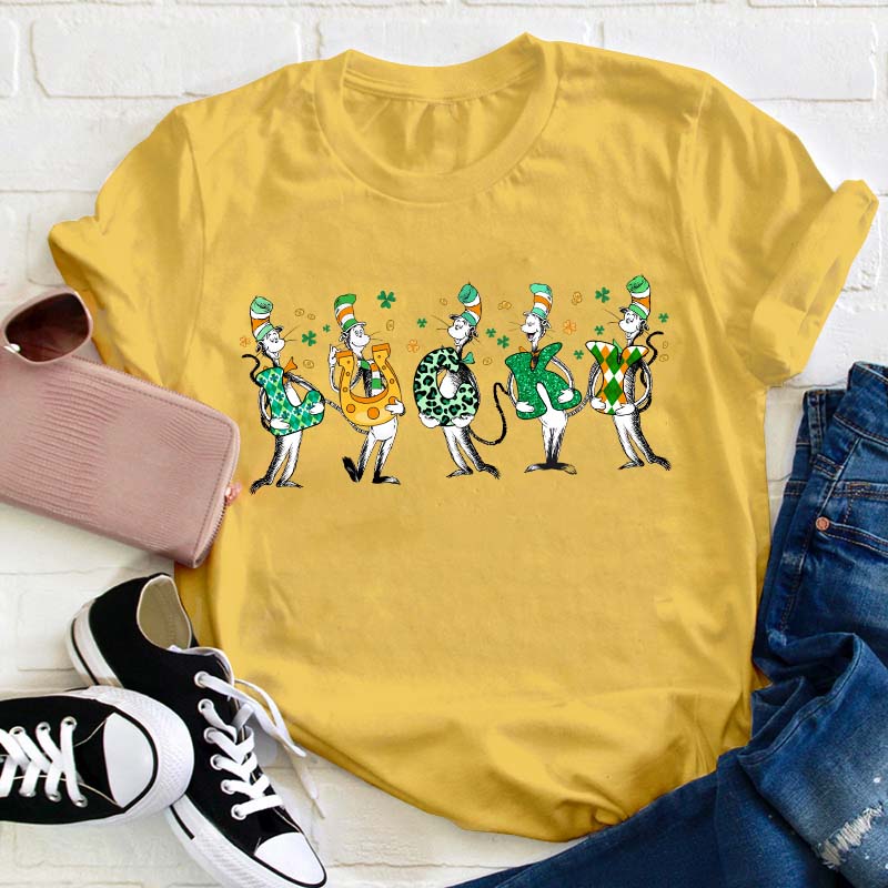 Lucky Happy St Patrick's Day Teacher T-Shirt
