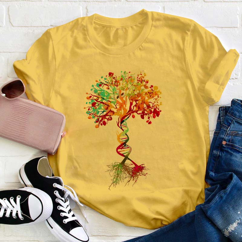 DNA Trees Teacher T-Shirt