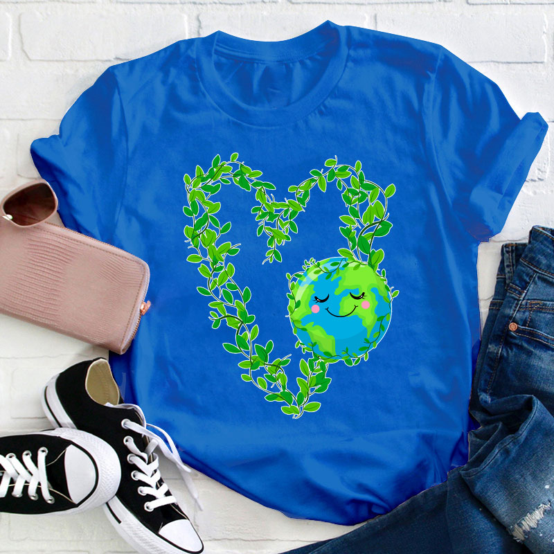 Earth Heart Teacher T-Shirt