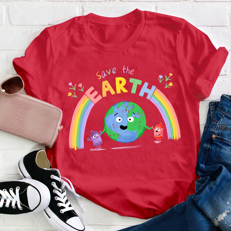 Save The Earth Teacher T-Shirt