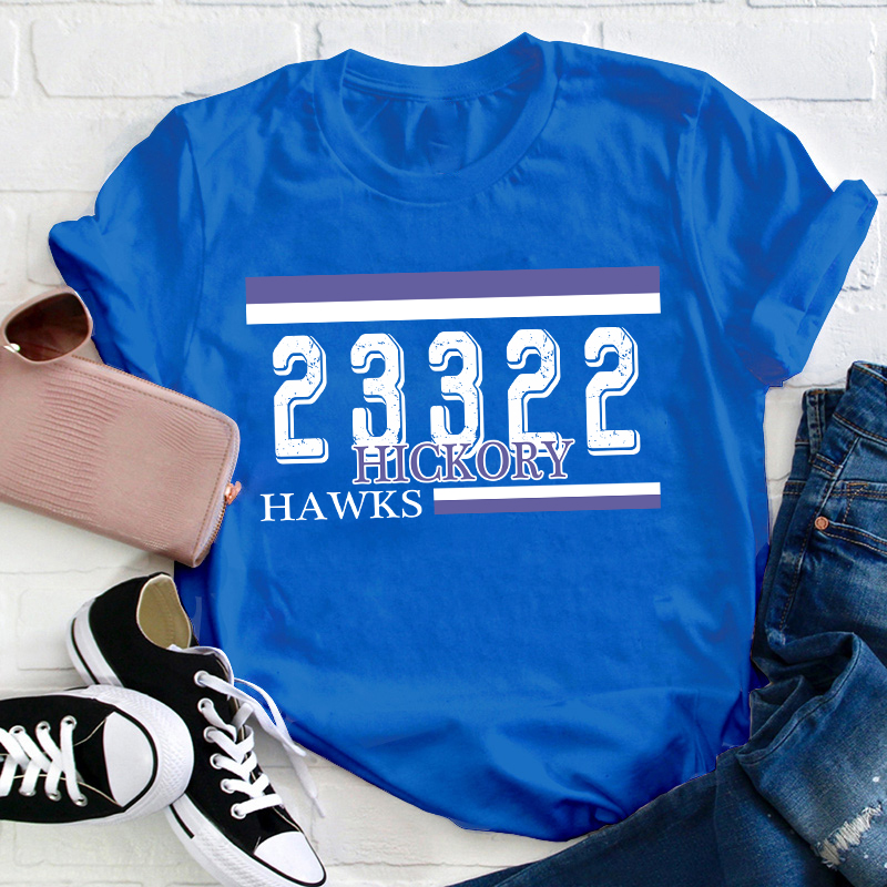 Personalized Zip Code School Teacher T-Shirt