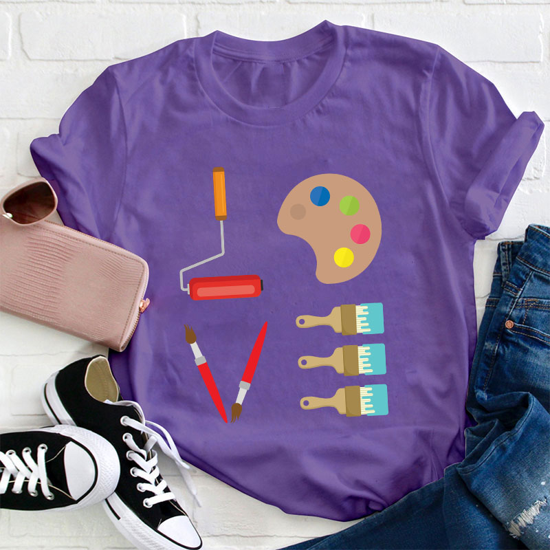 Love Art Teacher T-Shirt