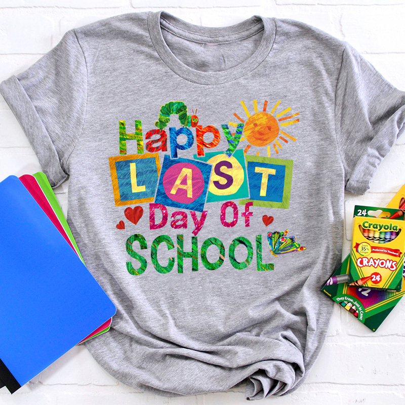 Summer Happy Last Day Of School Teacher T-Shirt