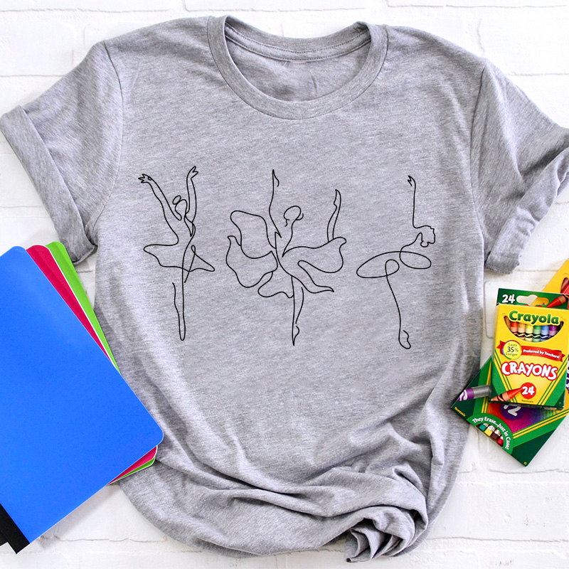 Ballet Silhouettes Teacher T-Shirt