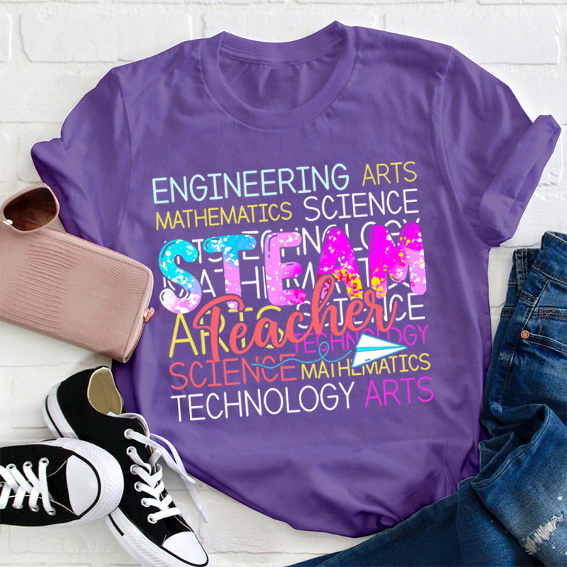 Science Technology Engineering Arts Math Teacher T-Shirt