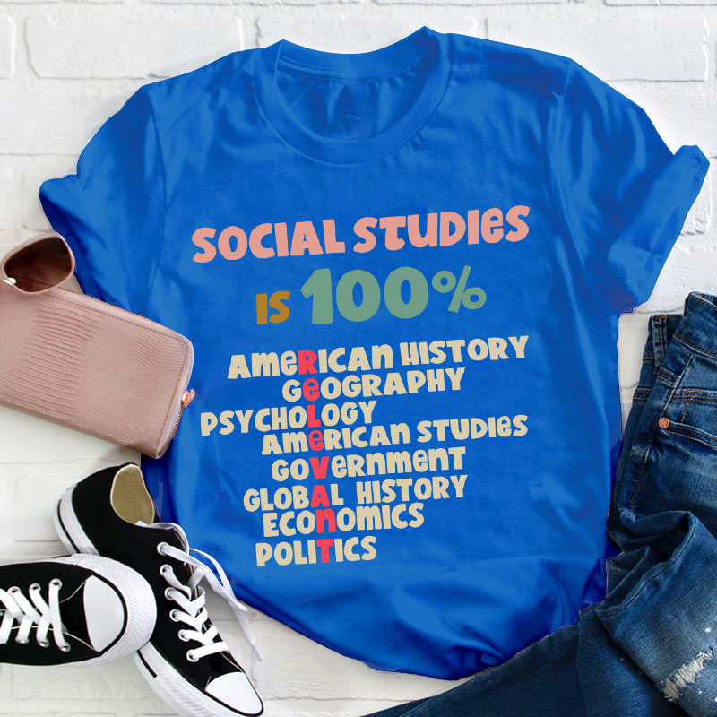Social Studies Is Relevant Teacher T-Shirt