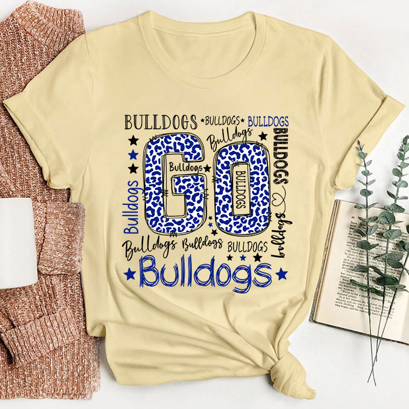 Personalized Shirt Go School Mascot Love School Teacher T-Shirt