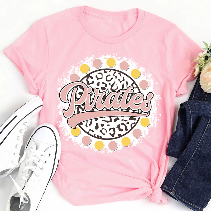 Personalized Mascot Retro Vintage Style Teacher T-Shirt