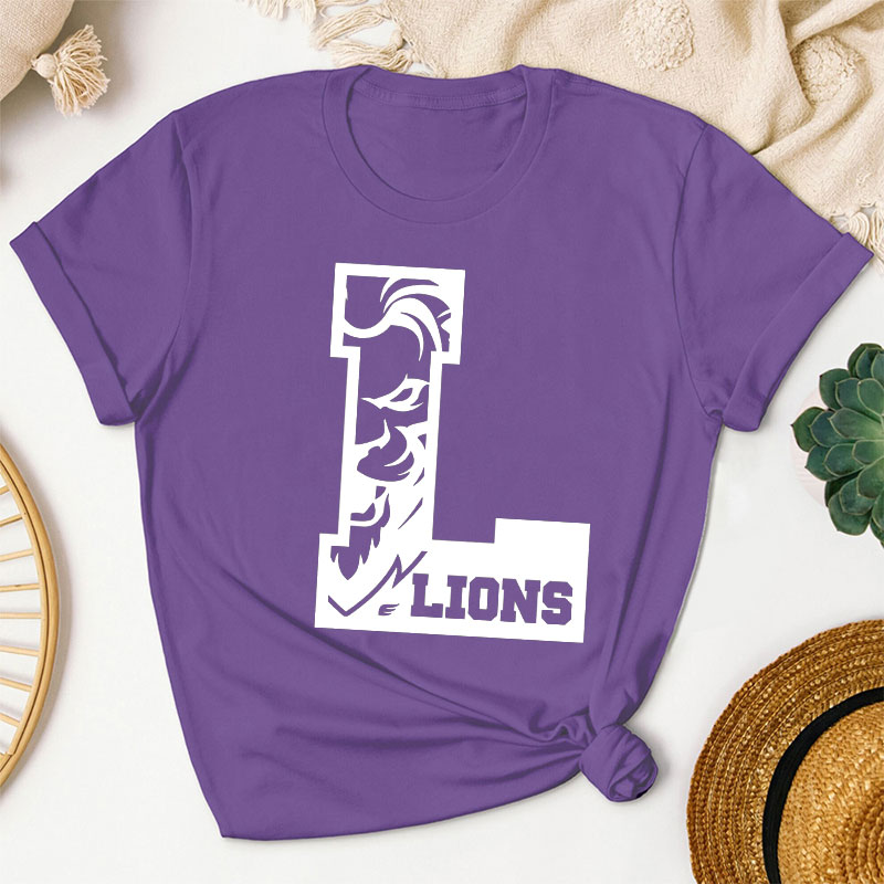 Personalized Sports Fan Team Mascot Teacher T-Shirt