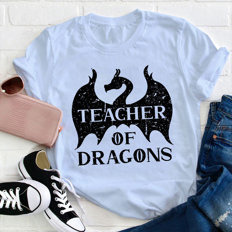 Teacher Of Dragons Teacher T-Shirt