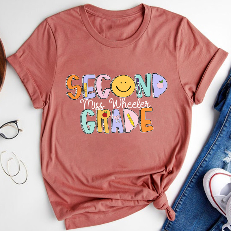 Personalized Groovy Dream Team Teacher T-Shirt