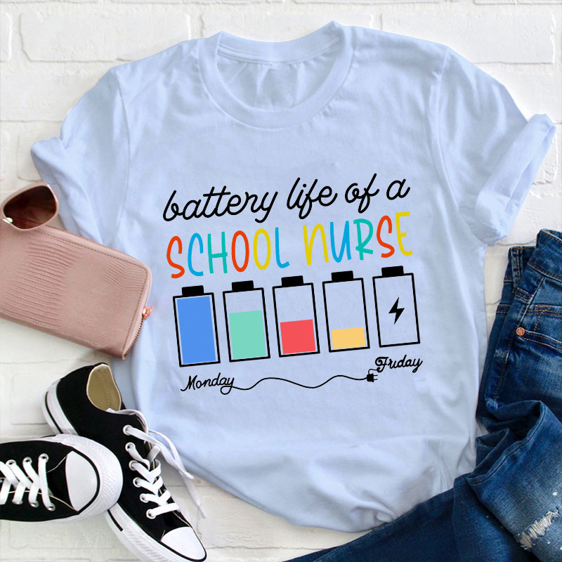 Battery Life Of A School T-Shirt