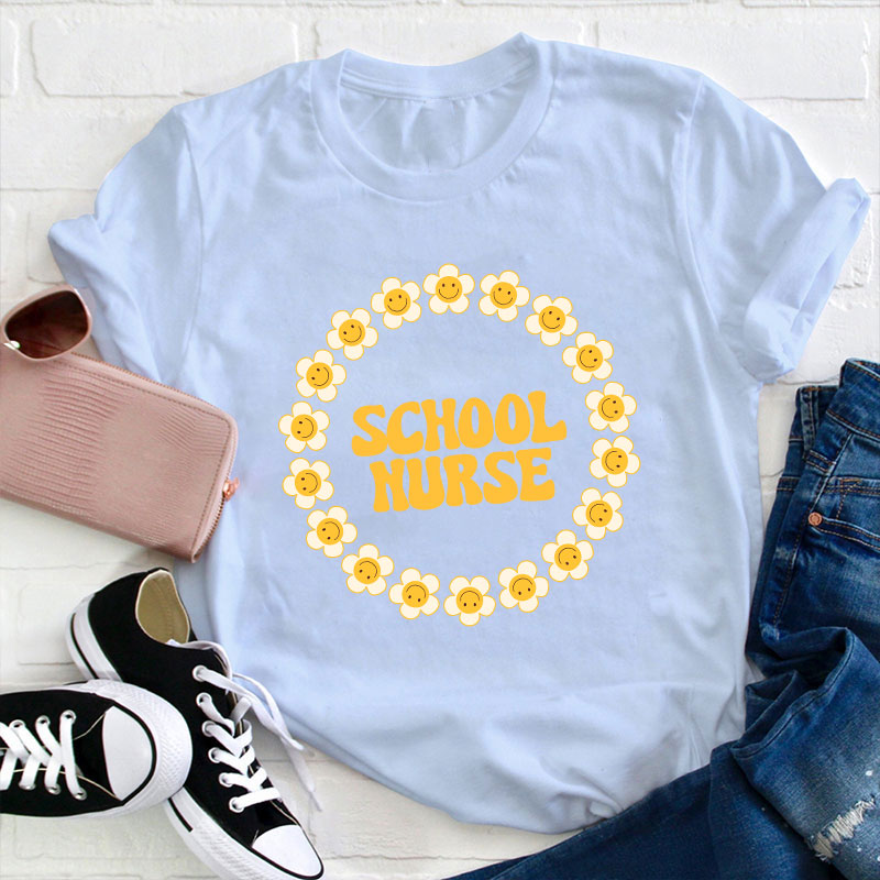 Flowers School Nurse T-Shirt