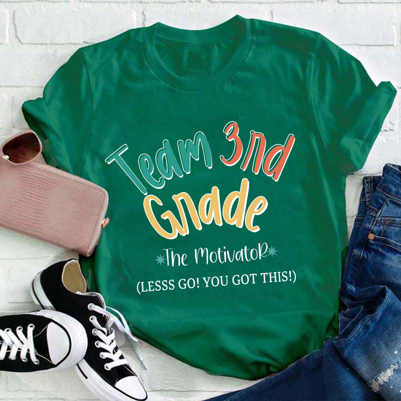 Personalized Grade Funny Note Teacher T-Shirt