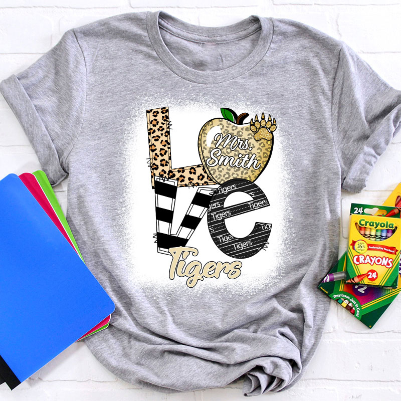 Personalized I Will Always Love Our Team Teacher T-Shirt