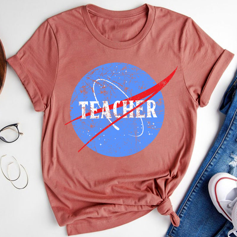 NASA Teacher Logo Teacher T-Shirt