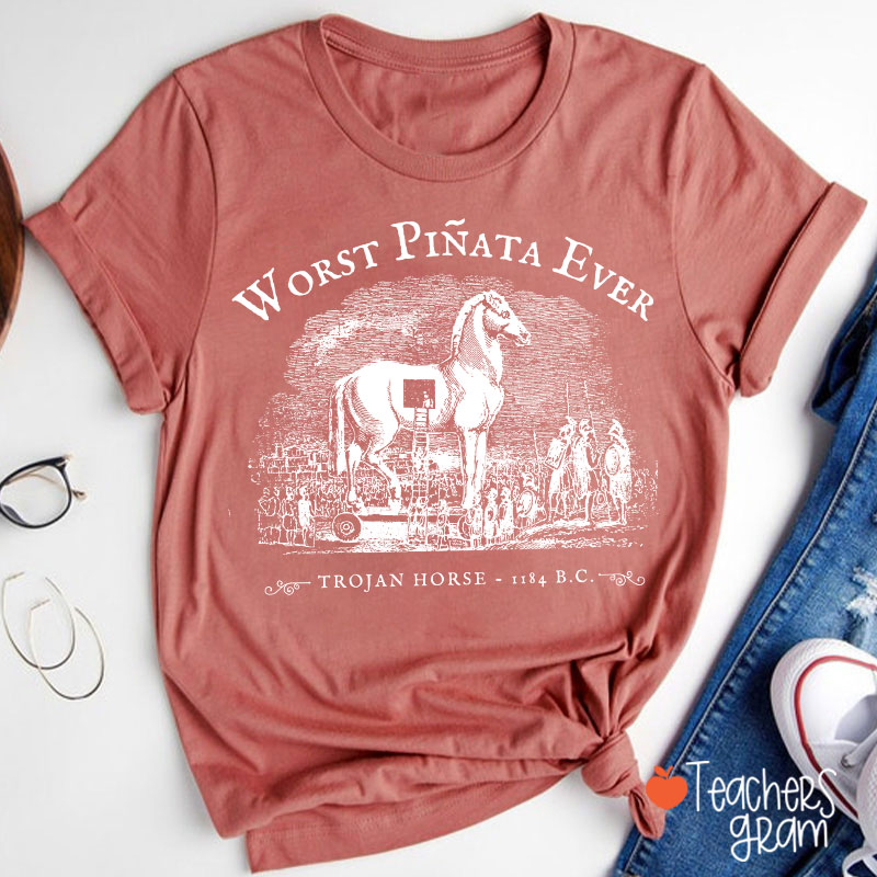 Worst Piñata Ever Teacher T-Shirt