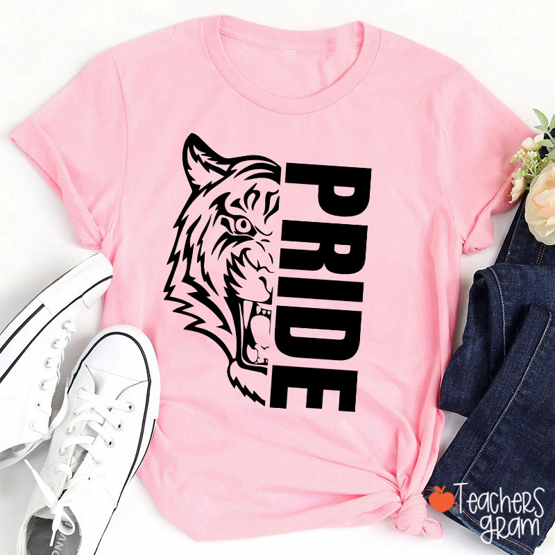 Personalized Mascot Pride Game Day Teacher T-Shirt