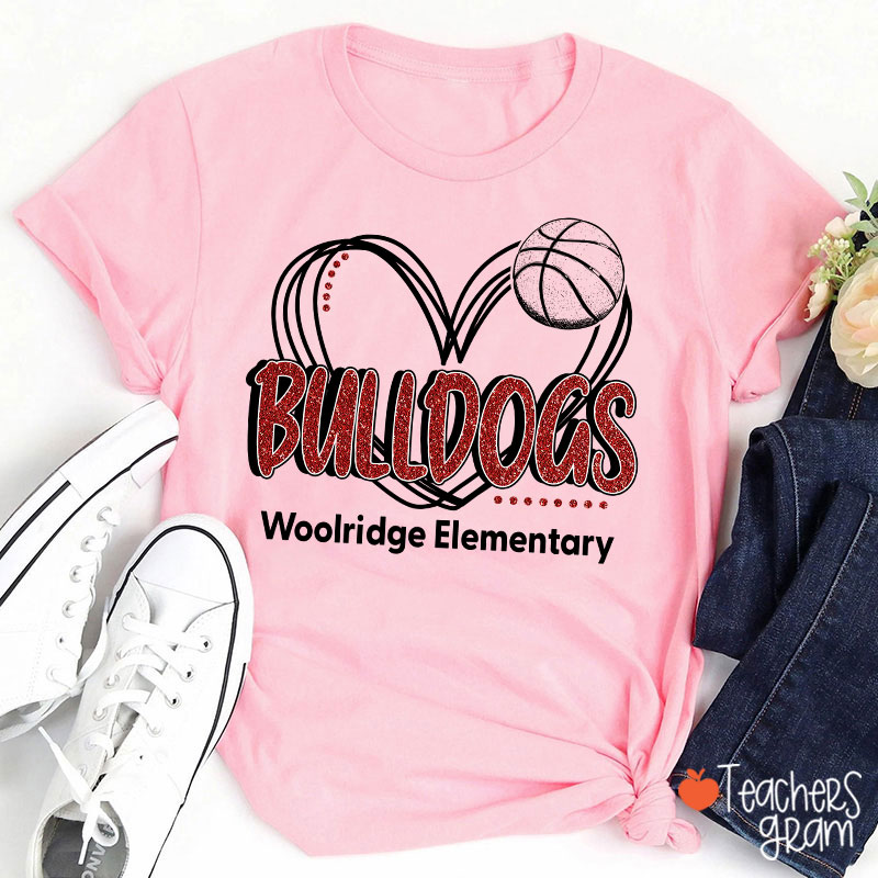 Personalized Mascot And Sport Game Day Teacher T-Shirt