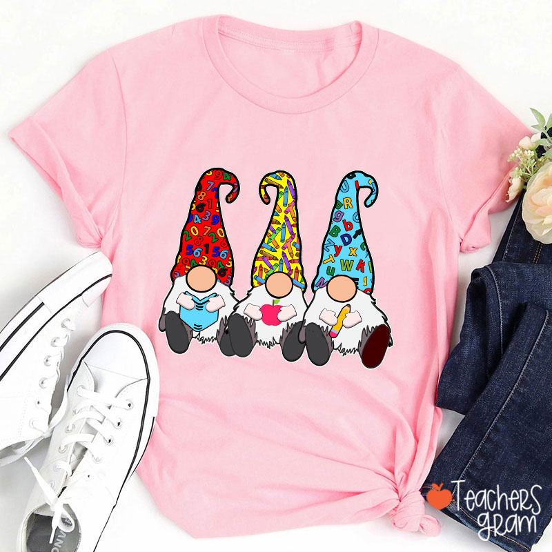 Humorous Three Tiny Humans Cartoon T-Shirt