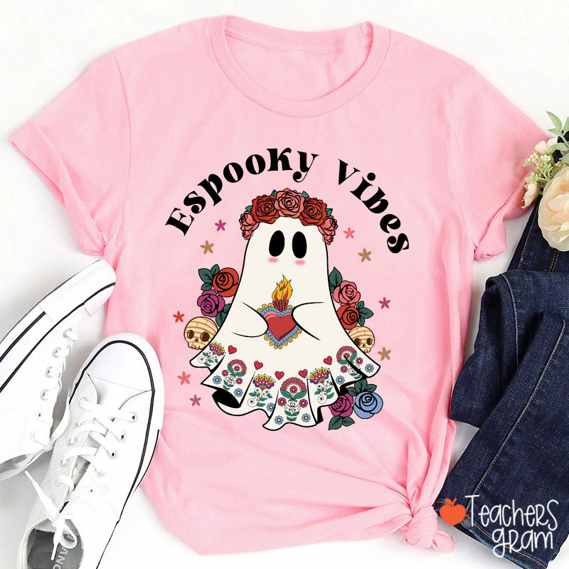 Espooky Vibes Spanish Teacher T-Shirt