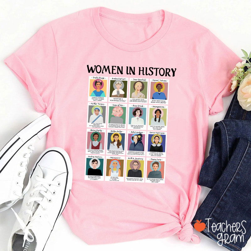Women In History Teacher T-Shirt