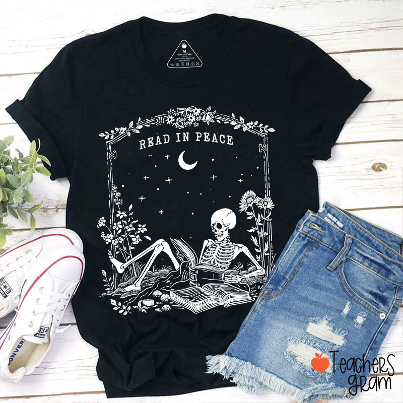 Read In Peace Ghost Teacher T-Shirt